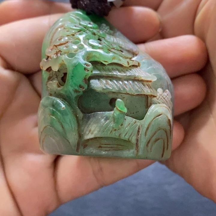 吊坠白玉菩提摆件