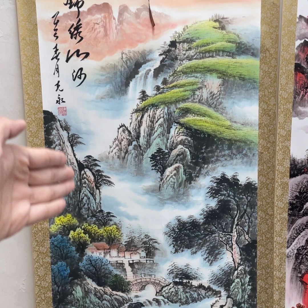 国画老师手笔手绘作品y