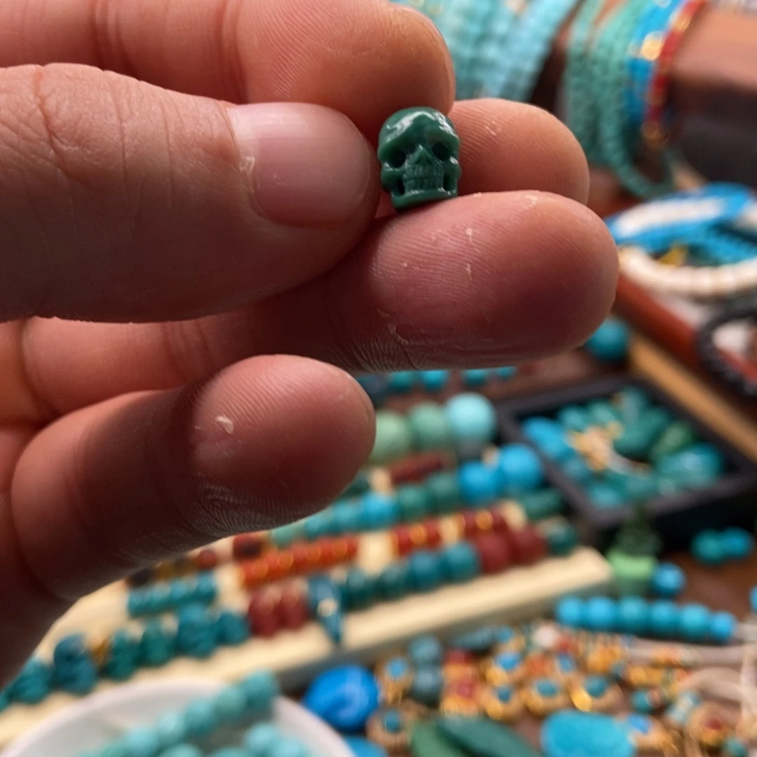 绿松石珠宝奇石未镶嵌