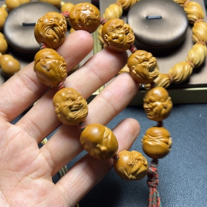 手串/手链橄榄核橄榄核雕恶僧