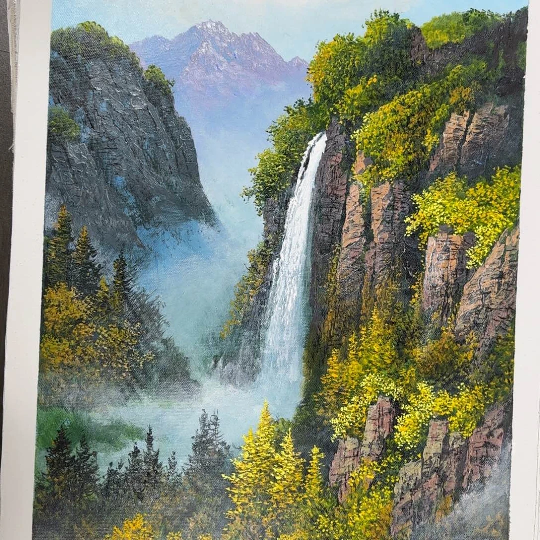 油画加油加油努力加油加油
