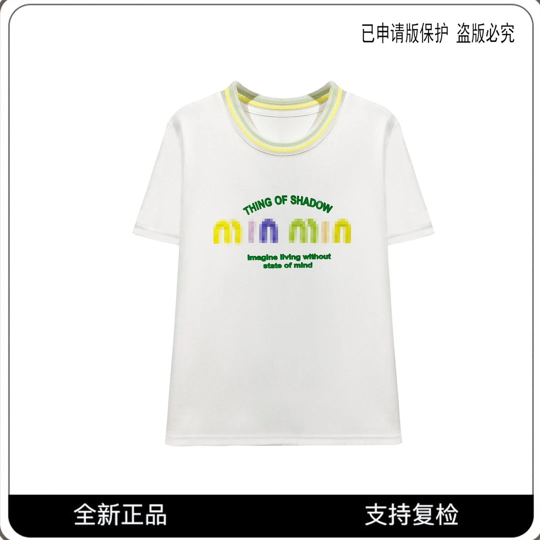 66513#CSIN轻奢时尚拼接3D立体T恤衫2025夏百搭个性潮流上衣