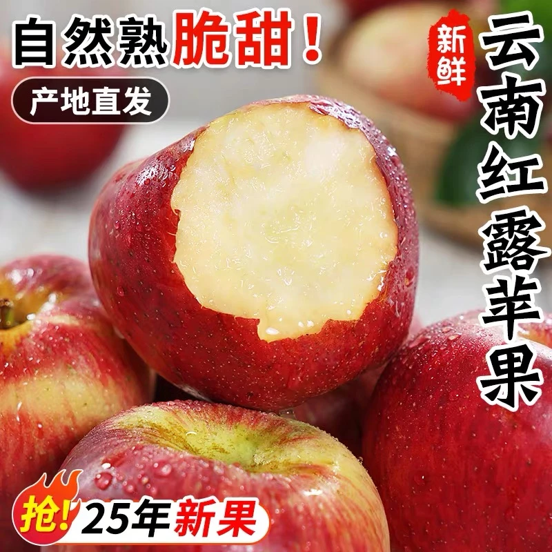 【仁汇优选S】正宗云南昭通红露冰糖心丑苹果新鲜脆甜当季水果