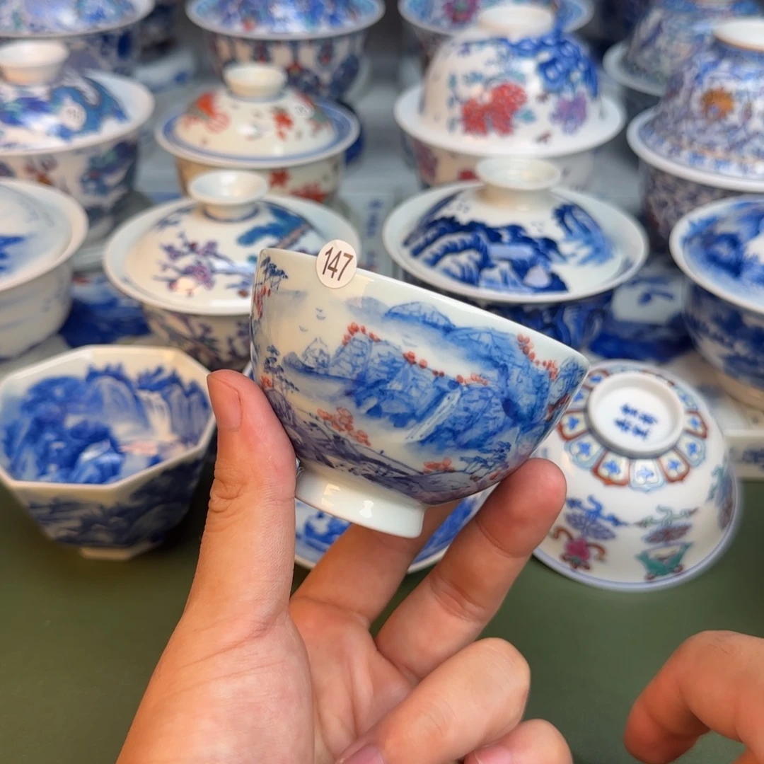 彦祖纯手工手绘茶具147