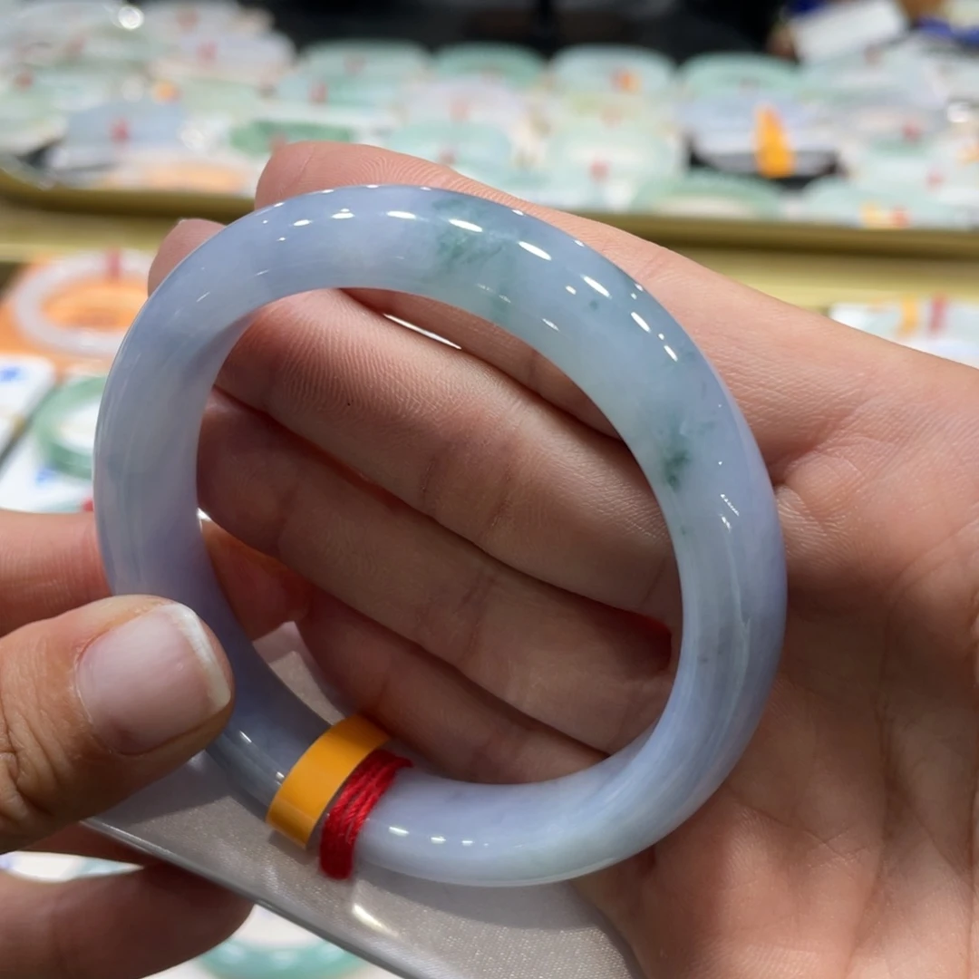 翡翠手镯未镶嵌55正