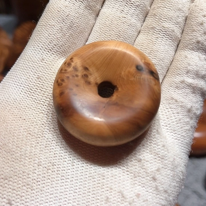 柏木（崖柏）云*龍太行崖柏平安扣