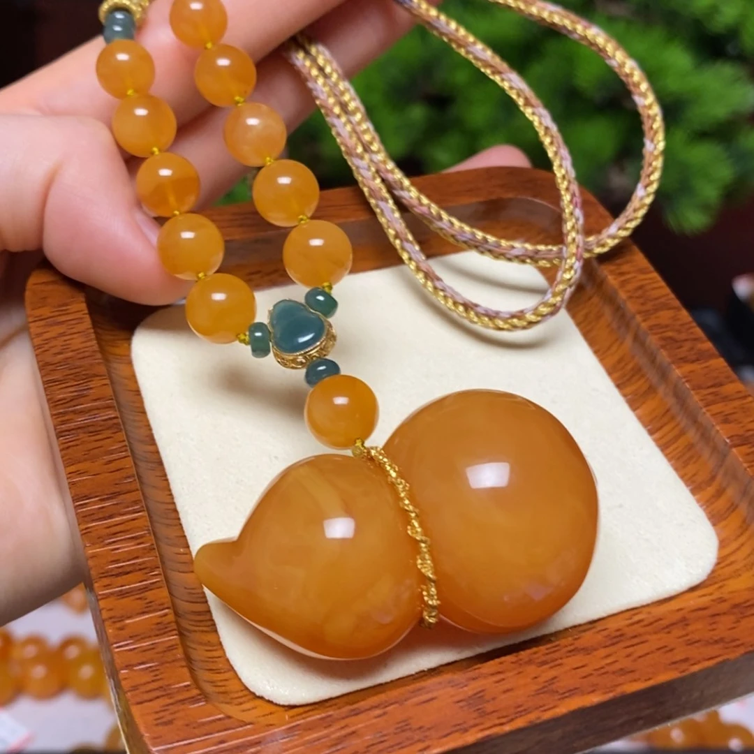【闪购商品】蜜蜡颈饰未镶嵌项链