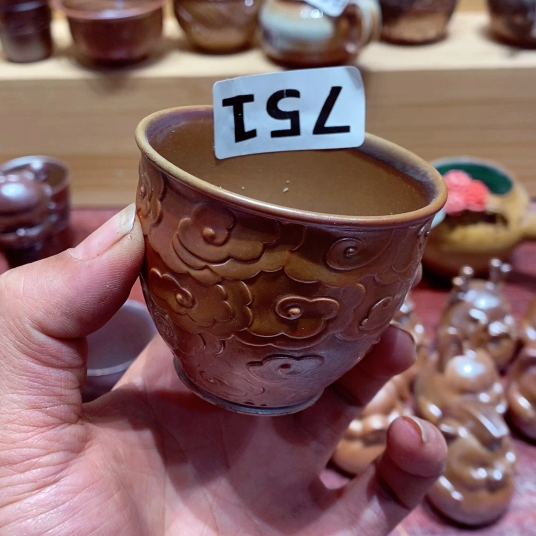 柴烧茶具陶瓷杯子