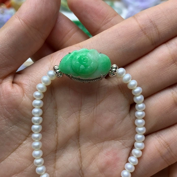 颈饰未镶嵌翡翠翡翠
