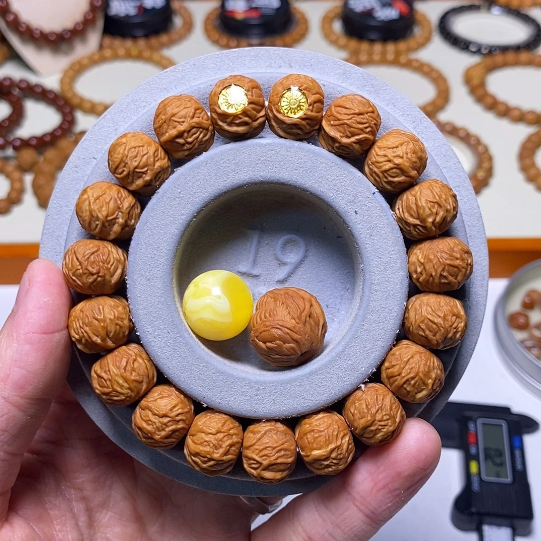 猴头核桃手串全品双标款毒液 尺寸14左右 聚宝盆料