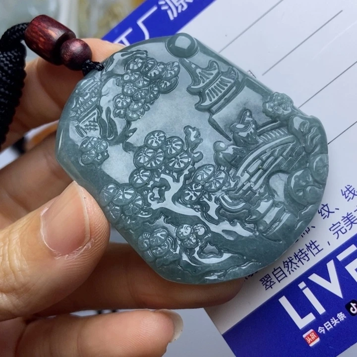 颈饰未镶嵌翡翠翡翠