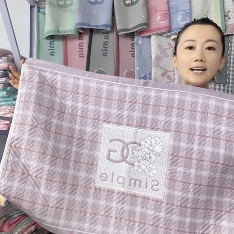 棉特价紫色小香纯棉
