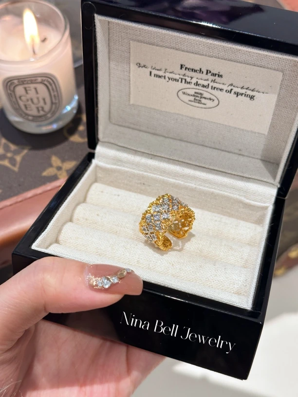 铜合金戒指 复古戒指vintage中古