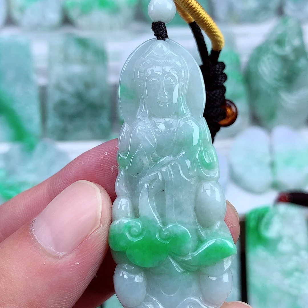 翡翠未镶嵌颈饰翡翠吊坠