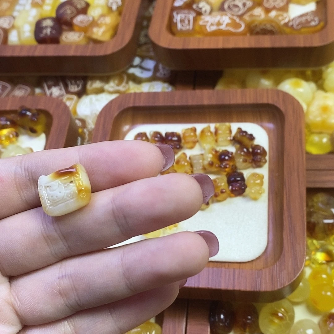 琥珀未镶嵌珠宝奇石游戏机