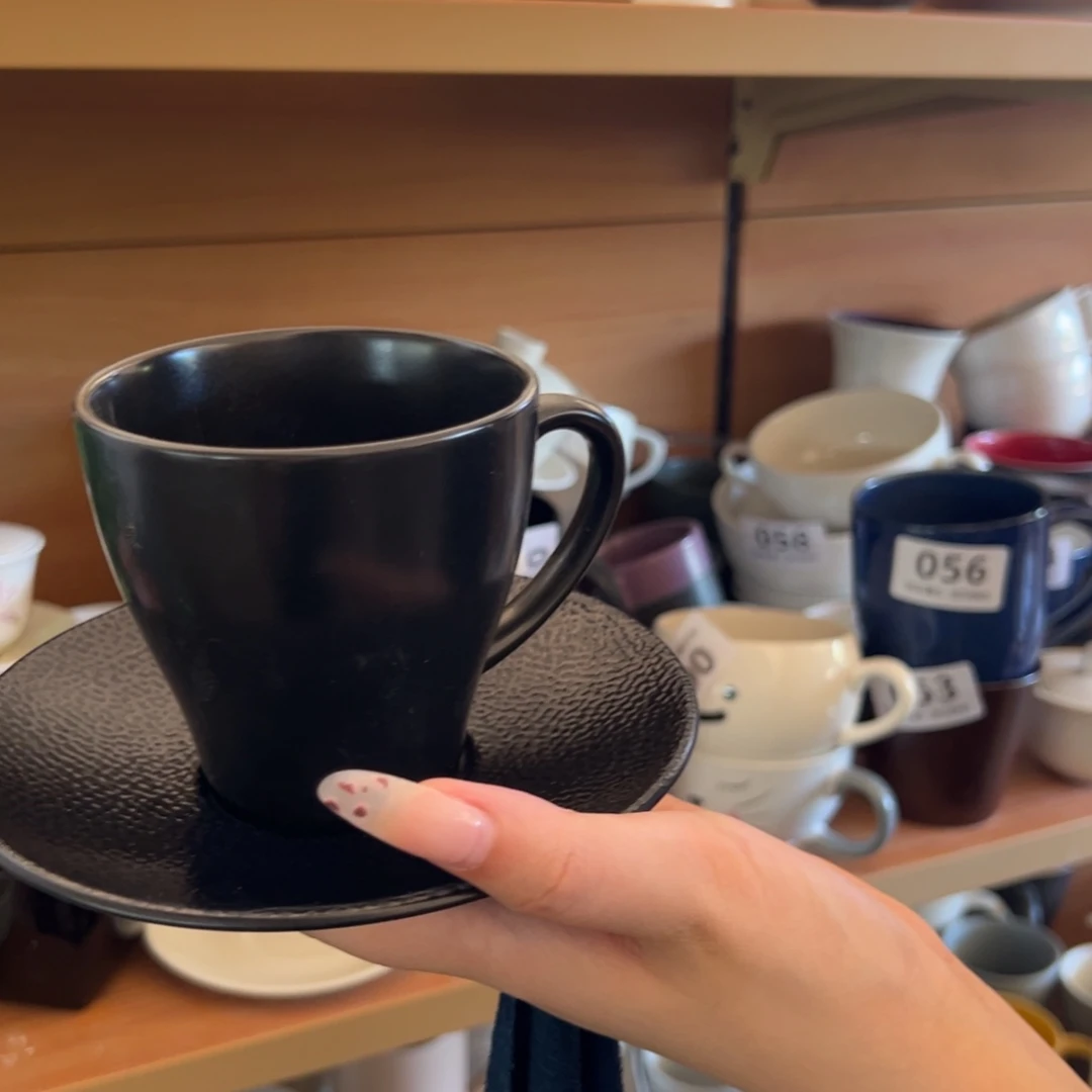 新骨瓷062微瑕银雪系列 大号咖啡杯碟套装