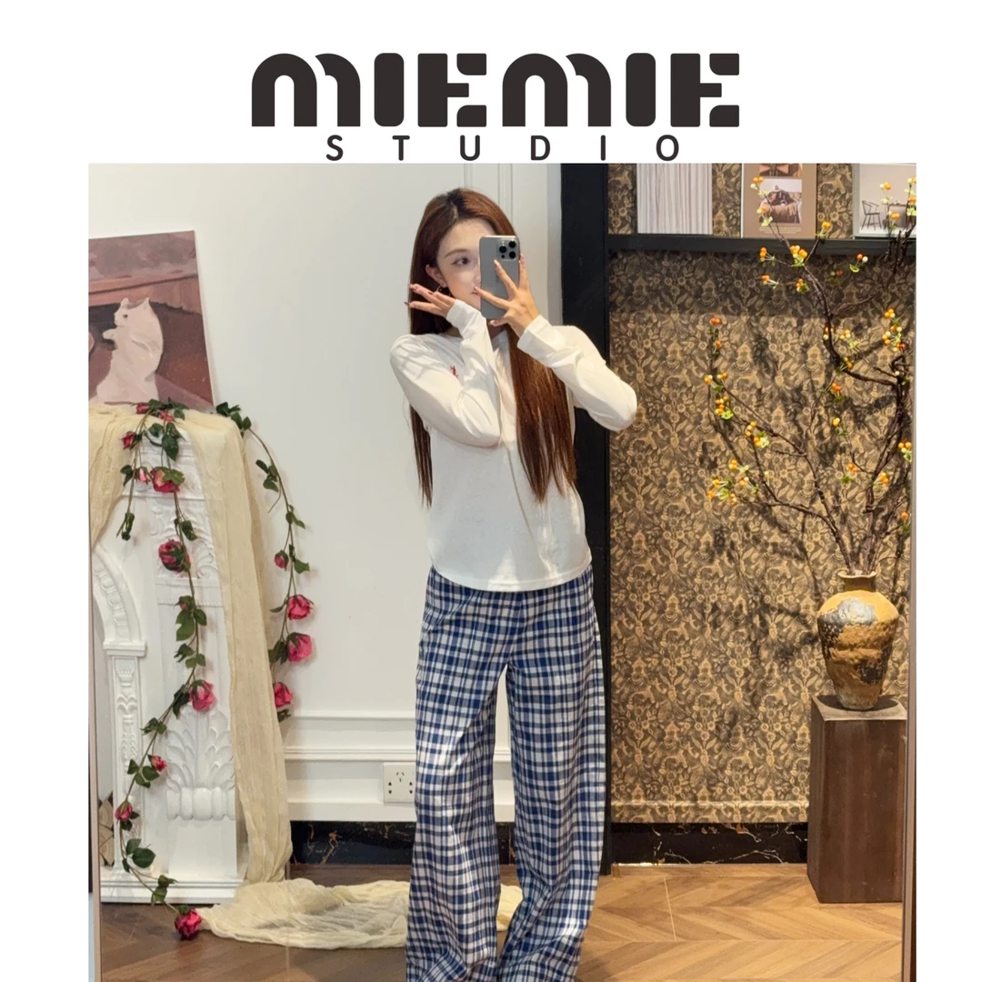 【蓝白裤】好慵懒很chill的休闲裤