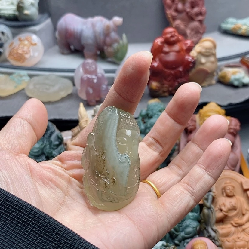 【闪购商品】未镶嵌吊坠定制玛瑙