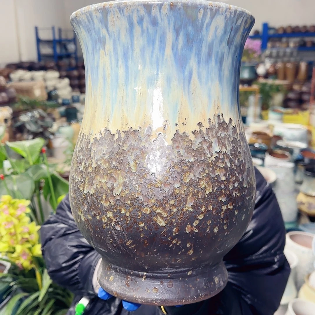 紫砂花盆高30口20