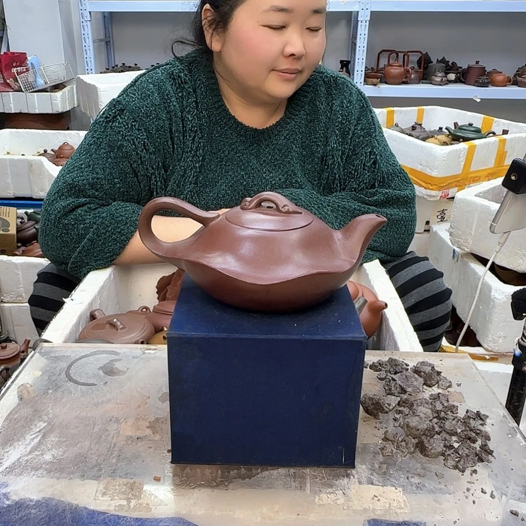 紫砂茶壶宜兴紫砂壶瑕疵处理