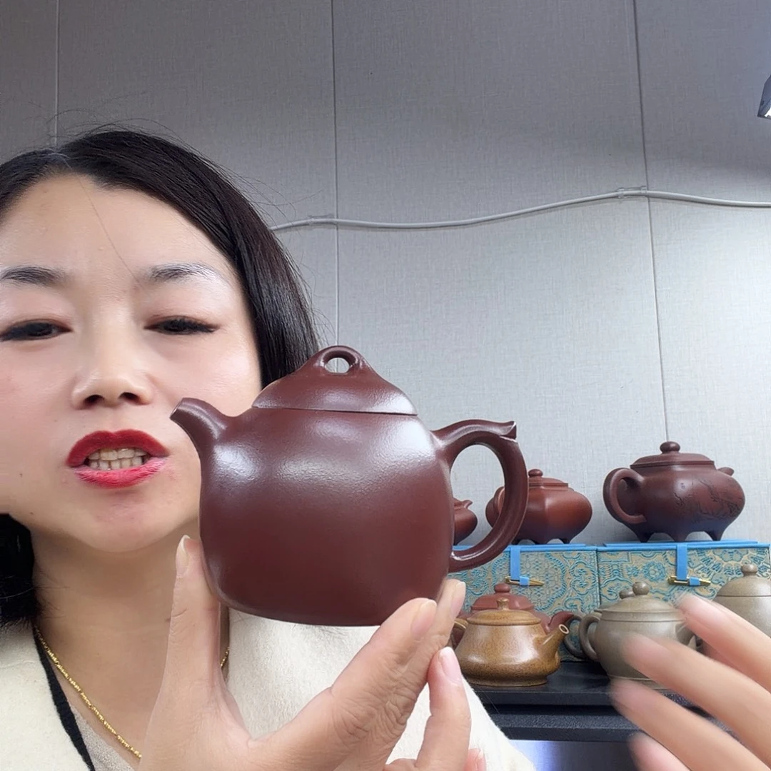 秦权壶240cc紫泥的