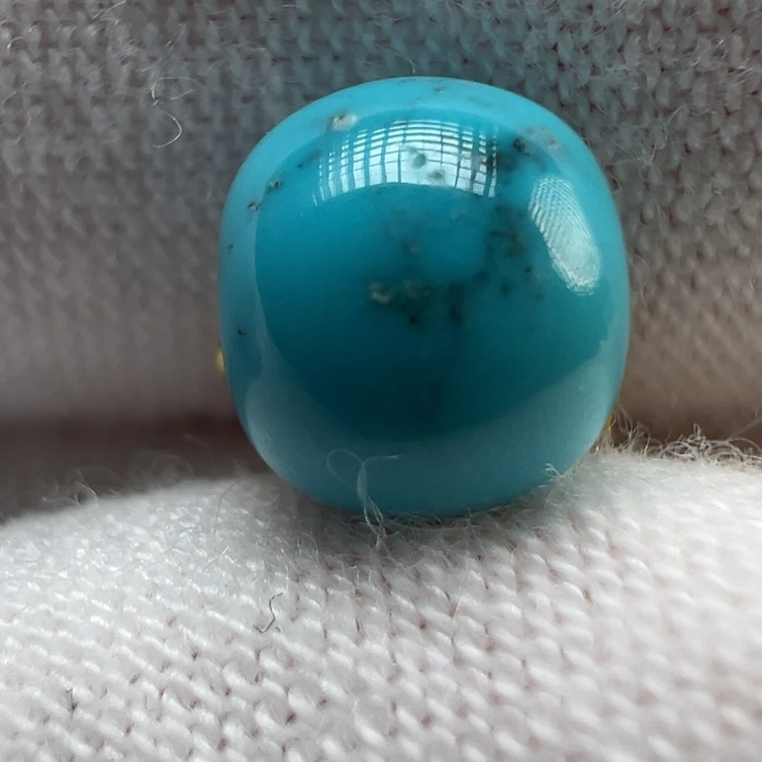 绿松石未镶嵌配饰7.4×6.7