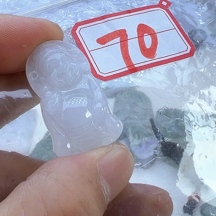 翡翠颈饰未镶嵌天然缅甸翡翠吊坠