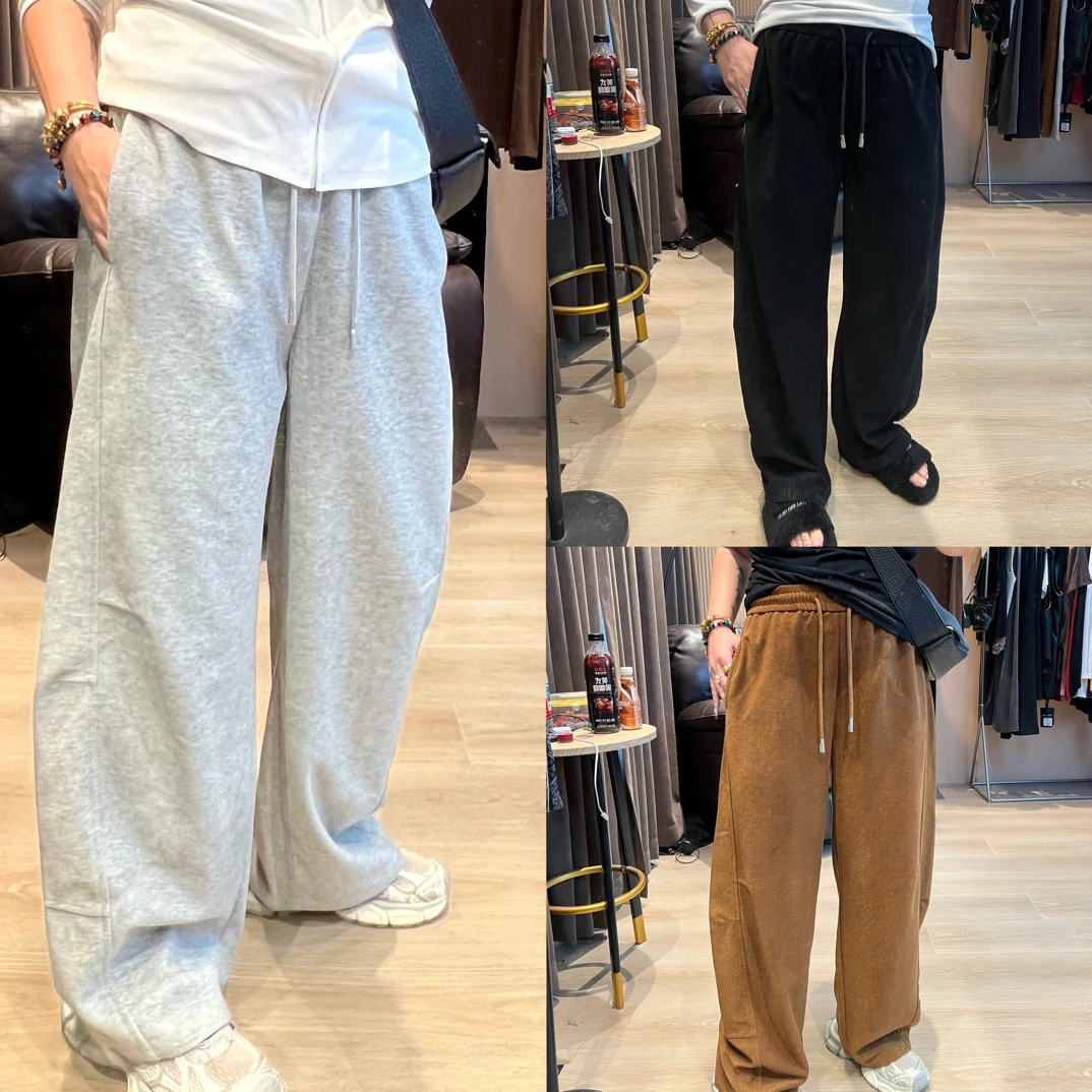 25103#深圳爆款净版宽松休闲洋气卫裤弯刀裤（卡码拍大）