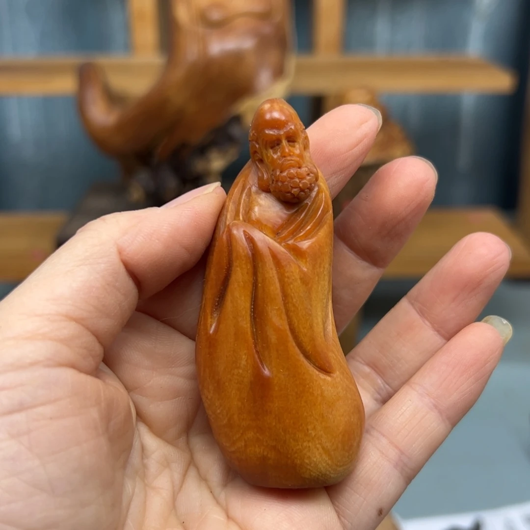 河***部柏木崖柏木摆件手把件，