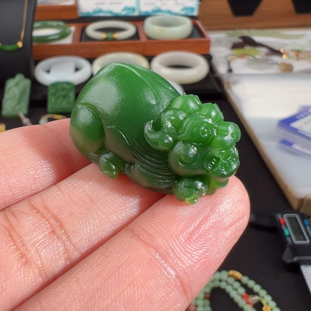 路***农和田玉（碧玉）未镶嵌颈饰碧玉貔貅