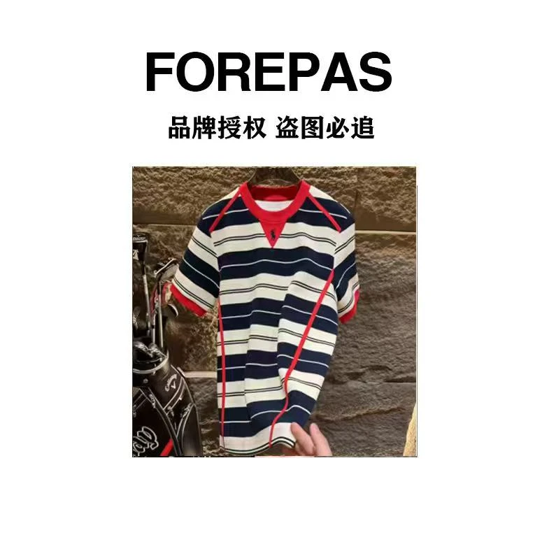 FOREPAS.2025顶奢老钱风POLO衫男女同款126（双）专属..