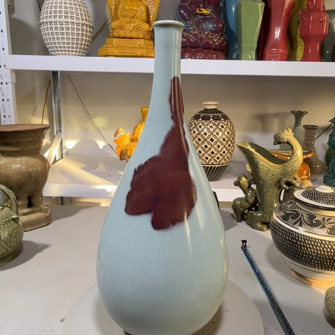 瓶钧窑瓷器品相完美