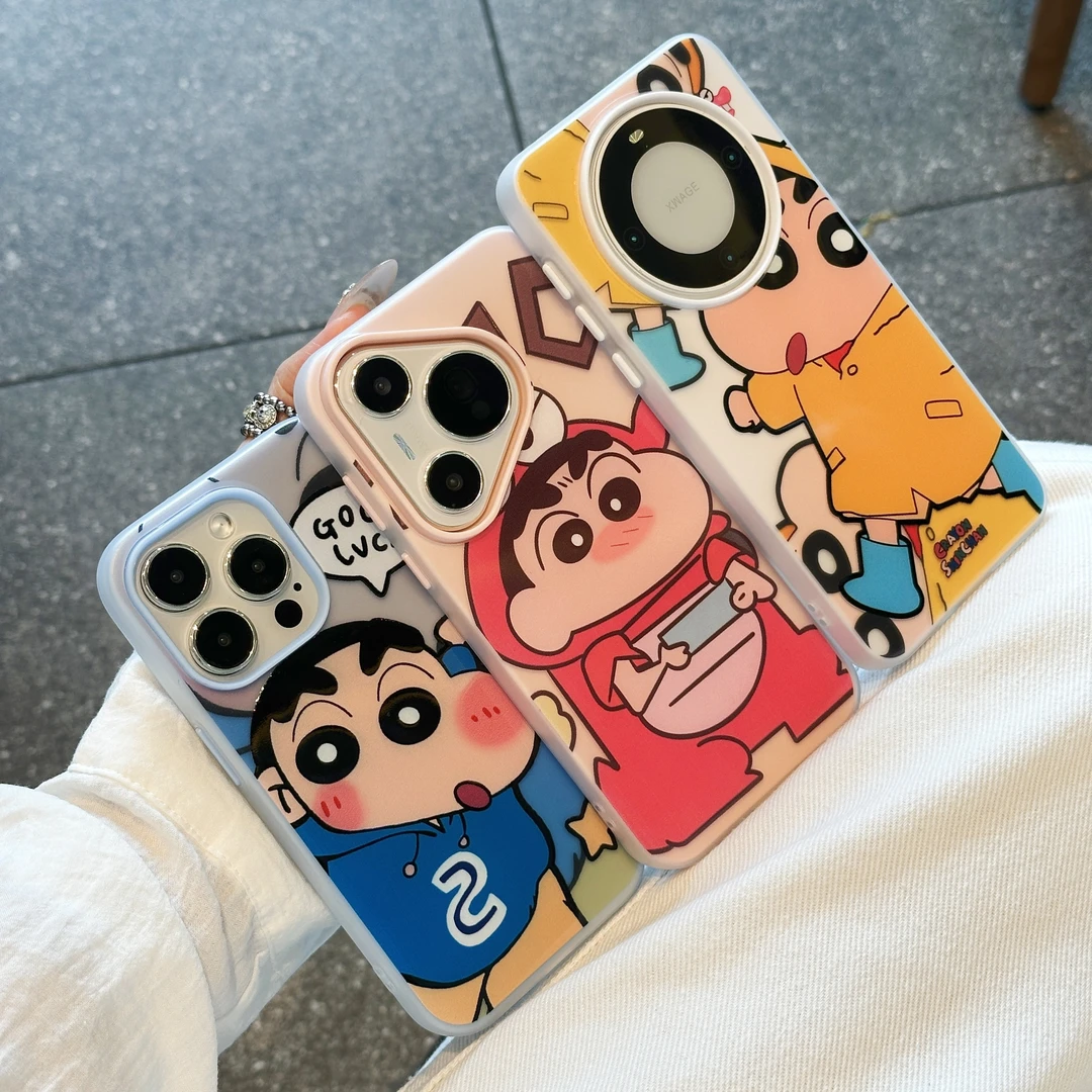 莱冰可爱恐龙小新适用苹果16肤感果冻手机壳华为vivo小米15oppo套