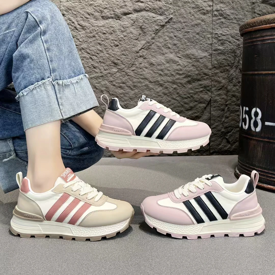 2025爆款阿甘鞋港风休闲百搭厚底