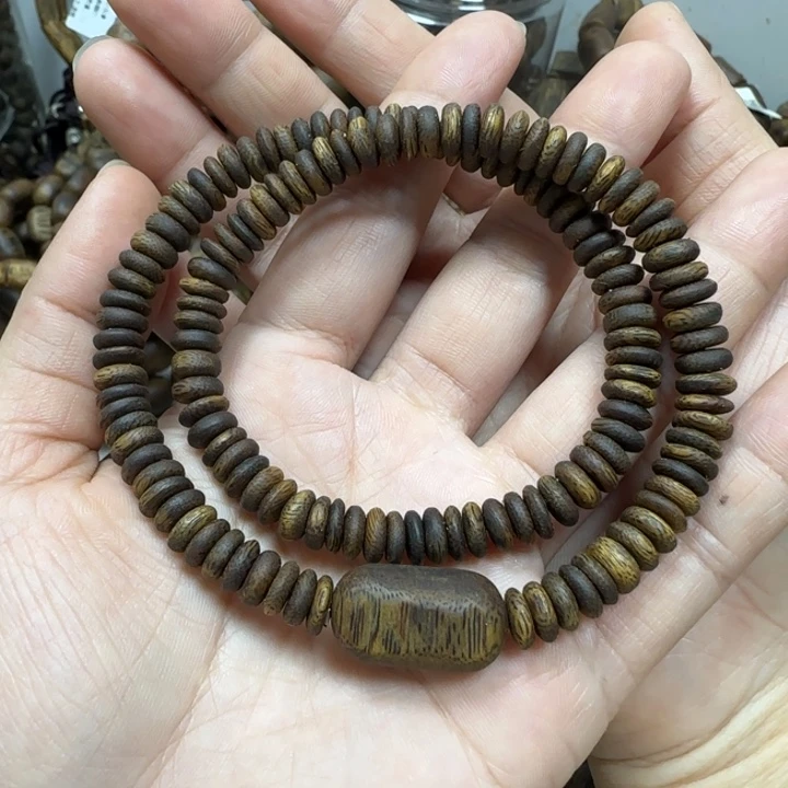 沉香手串浮沉虫漏多样性发货一条卡7-11克