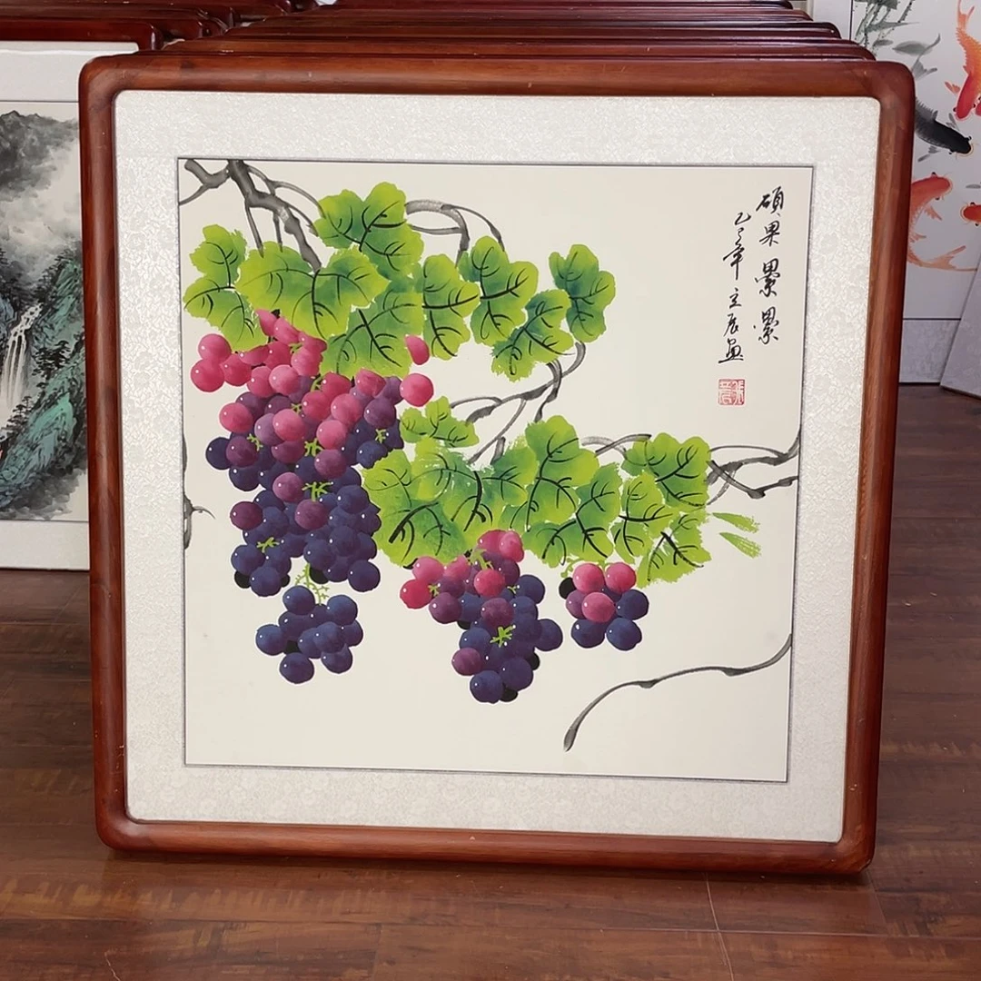 国画带框尺寸63*63厘米