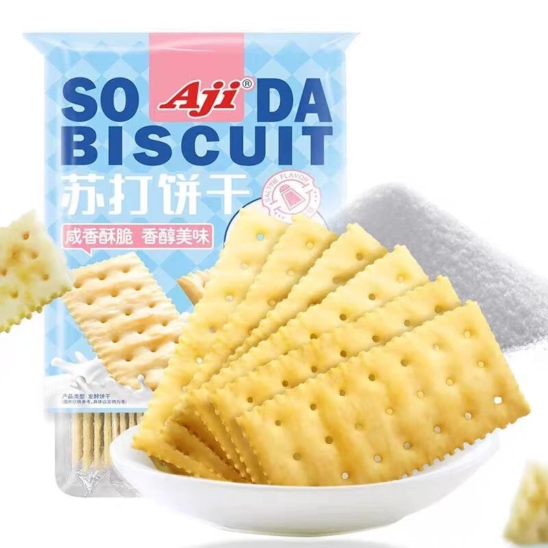 aji奶盐味苏打饼干休闲零食480g*2包