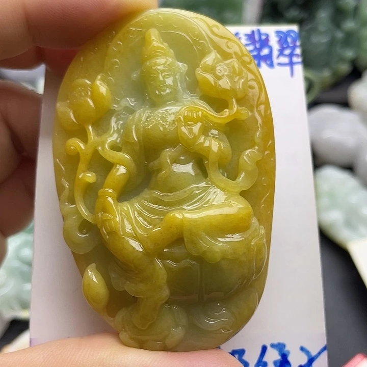 颈饰未镶嵌翡翠天然翡翠