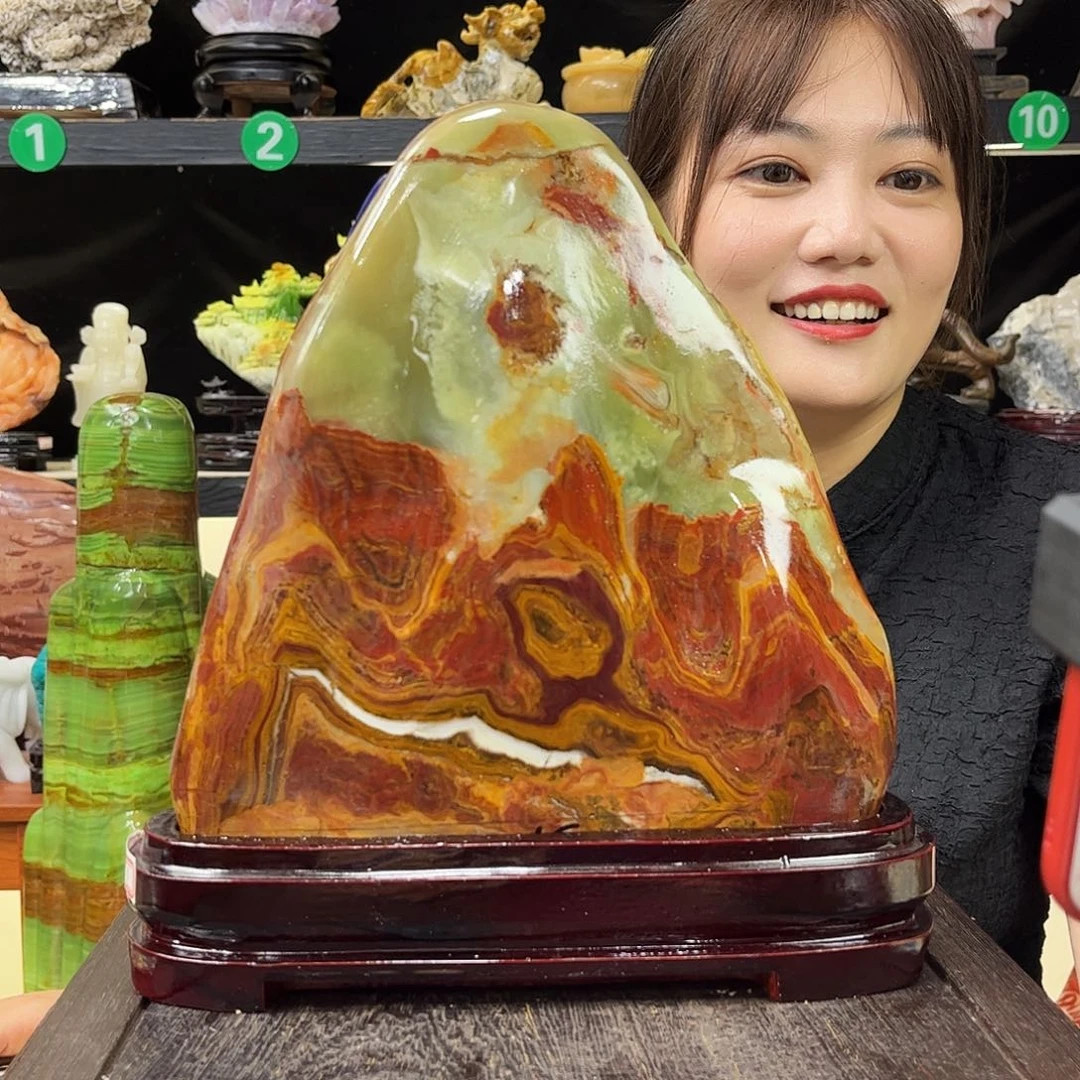 璟***君玉玉石家居摆件装饰