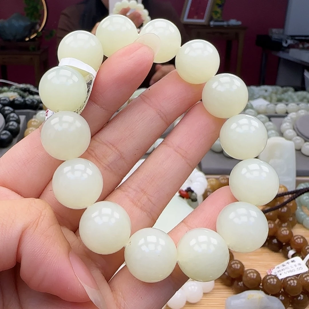 和田玉手链未镶嵌