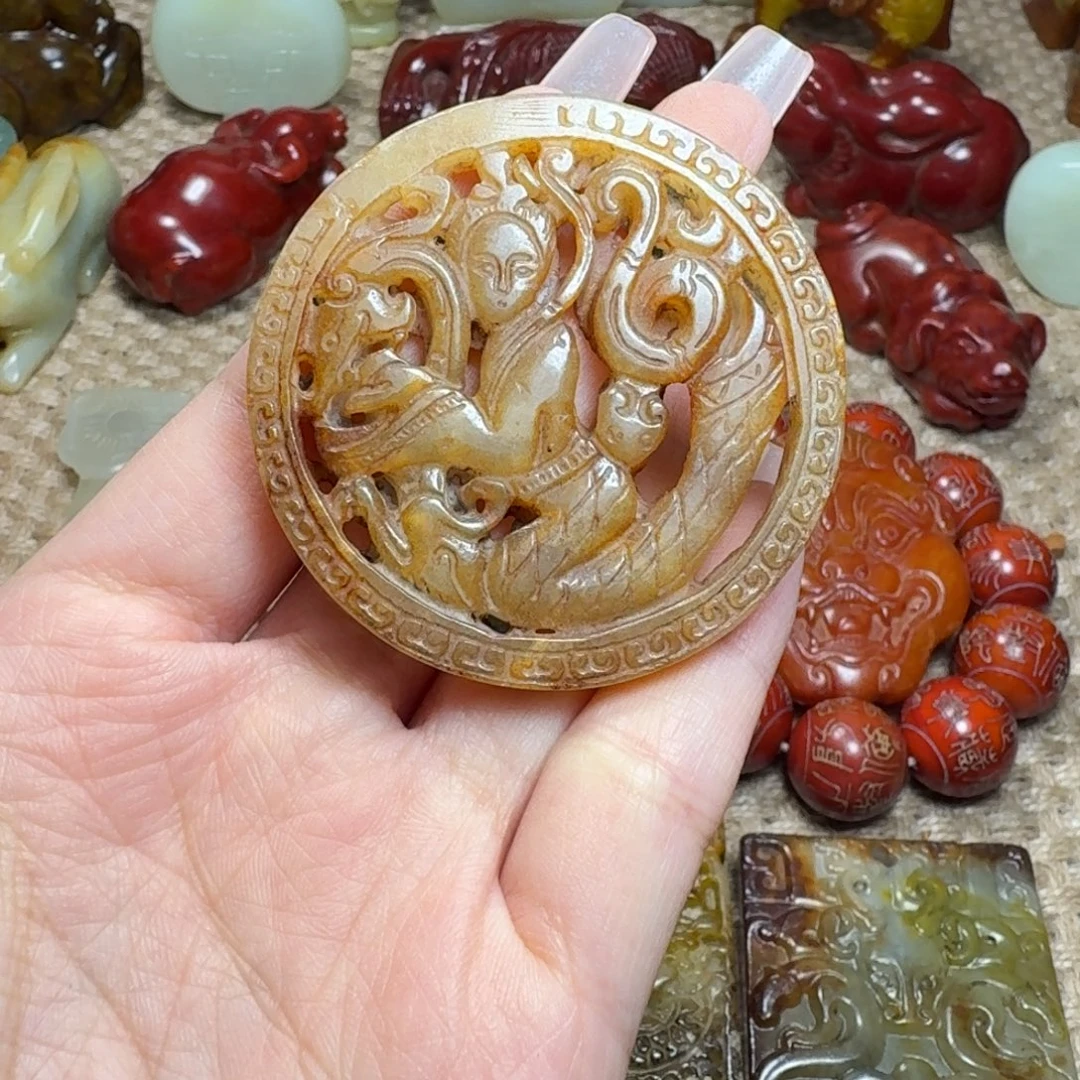 吊坠白玉菩提挂件