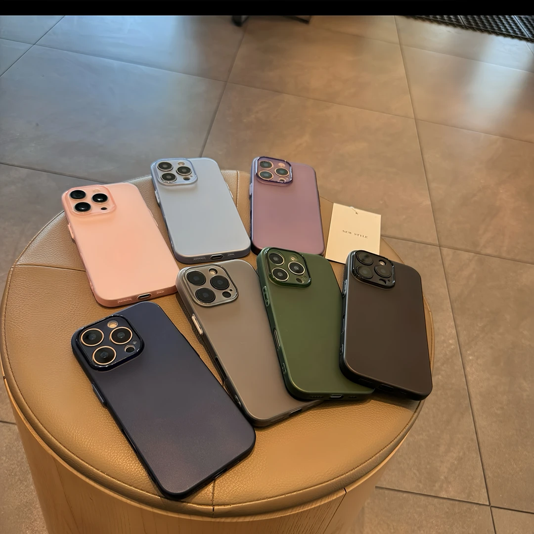 透明韩式ins风适用苹果15promax手机壳16简约iphone13保护套14pro