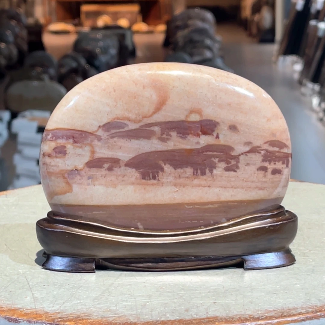 彩石三峡清江画面石15/12/2