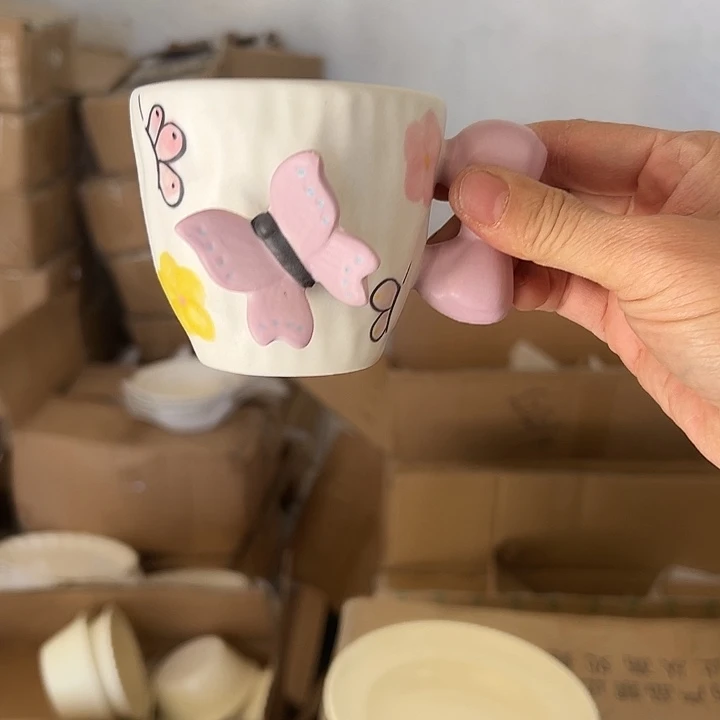瓷片默认瑕疵商品蝴蝶