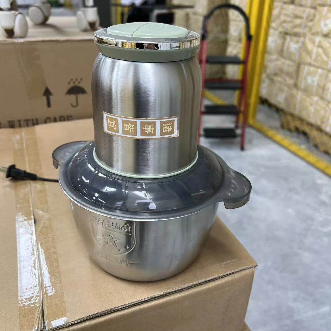 绞肉机绞蒜绞肉家用【颜色随机】