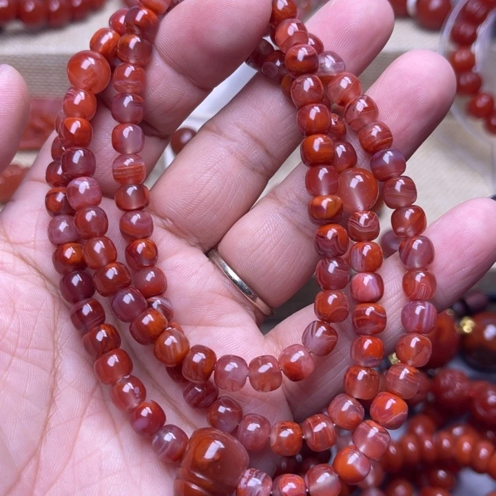 南红玛瑙未镶嵌手链108