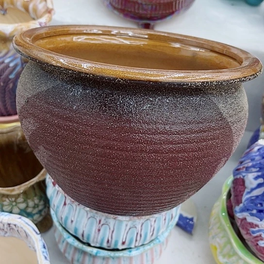 多肉绿植陶瓷花盆9.9包邮，有空