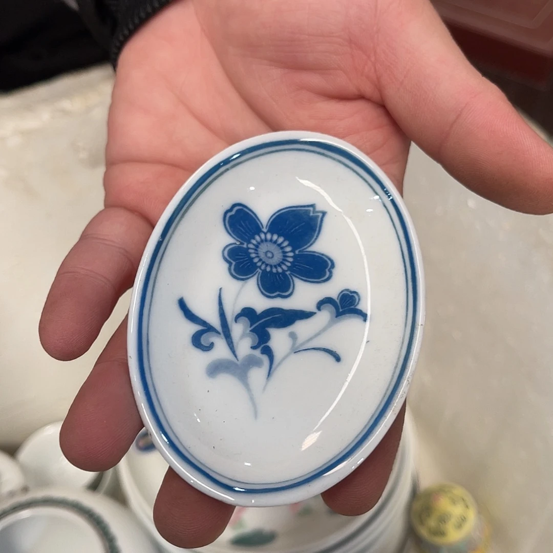 醴陵高温瓷老厂瓷微瑕群力味碟