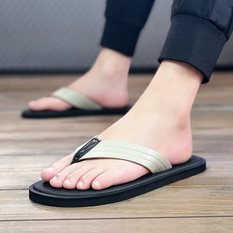 人字拖男夏季2025新款潮流凉拖鞋男士夹脚沙滩时尚室外穿耐磨防滑