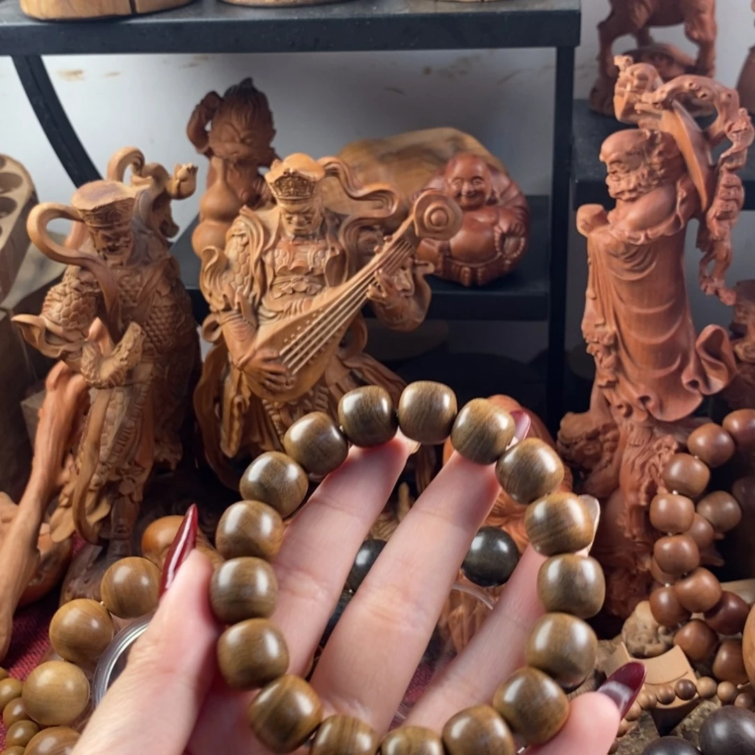 檀香木手串/手链用****4老山檀12 13焦糖沉水